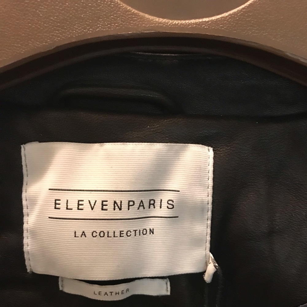 Eleven Paris leather coat - Picture 2 of 2
